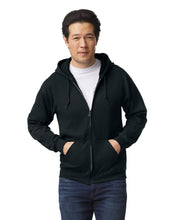 Load image into Gallery viewer, GILDAN 18600 Adult Full Zip Hooded Sweatshirt
