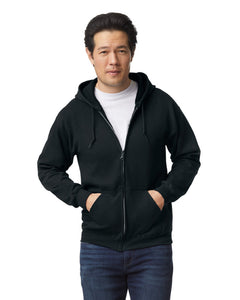 GILDAN 18600 Adult Full Zip Hooded Sweatshirt