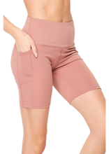 Load image into Gallery viewer, High Waisted Biker Shorts

