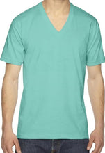 Load image into Gallery viewer, American Apparel Men&#39;s Fine Jersey Short-Sleeve V-Neck

