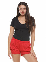 Load image into Gallery viewer, Ladies&#39; Jersey Deep V-Neck טי-שרט
